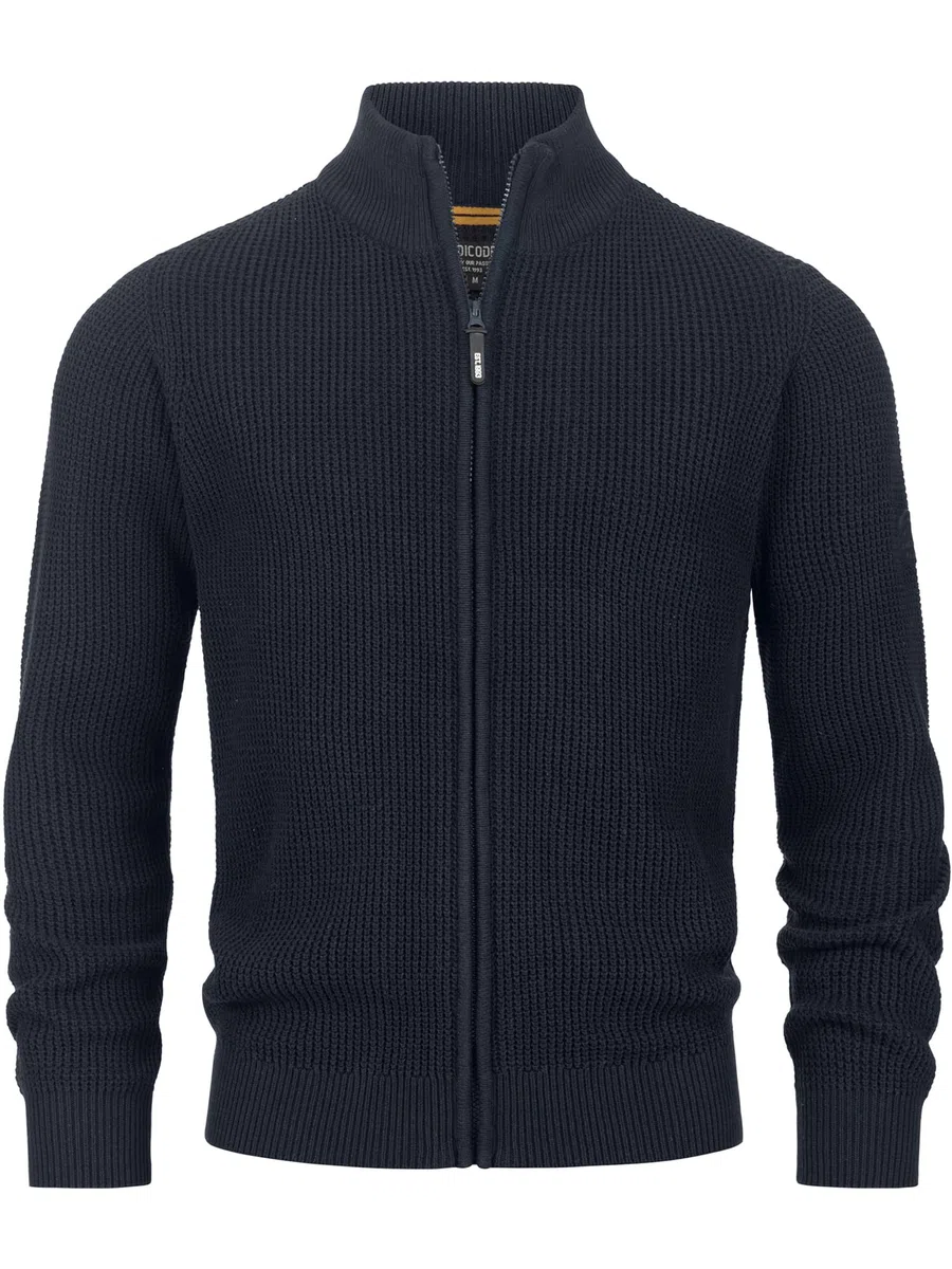 Indicode Hombres INLayton Cárdigan con Cuello Alto