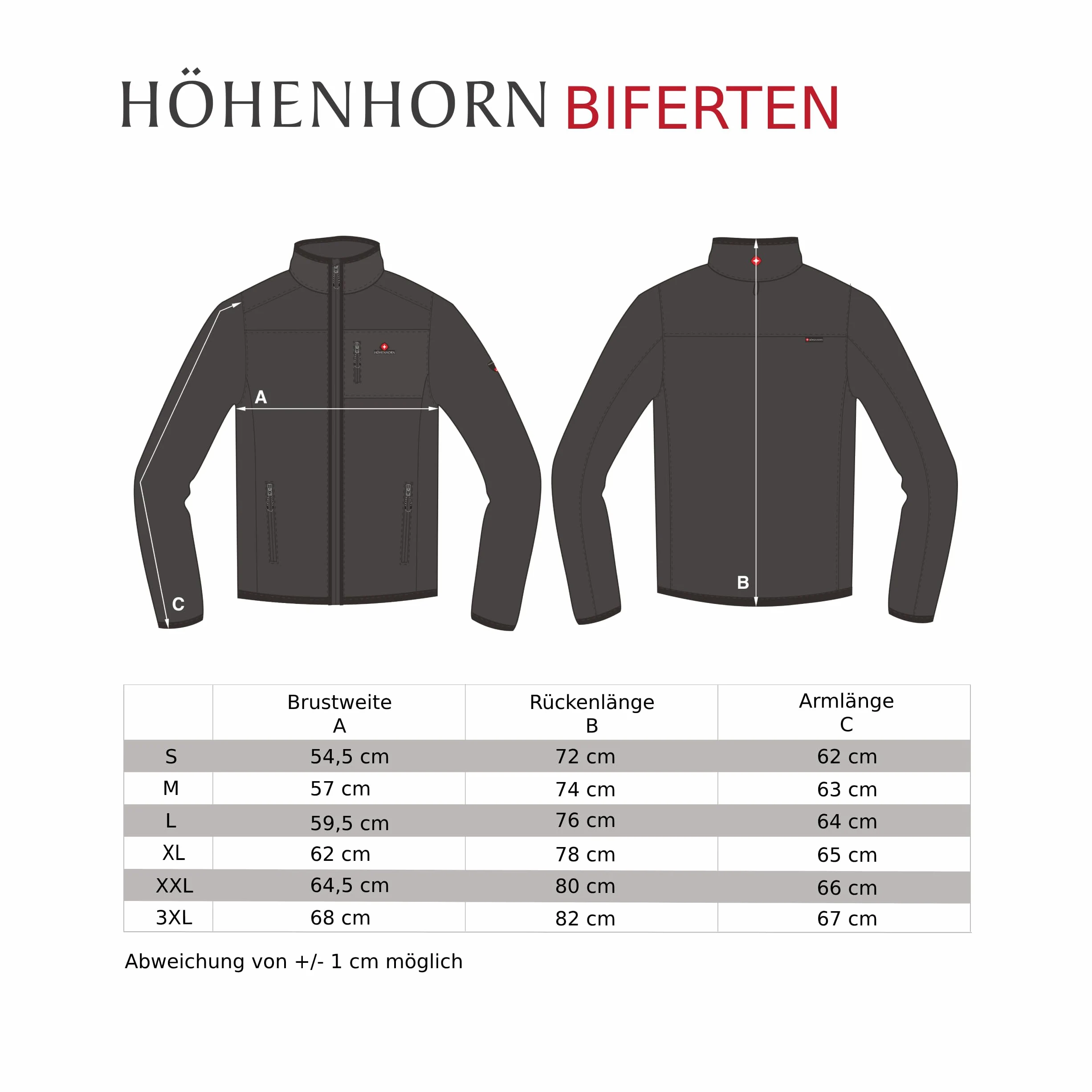 Höhenhorn Biferten - Chaqueta de forro polar militar para hombre con capucha