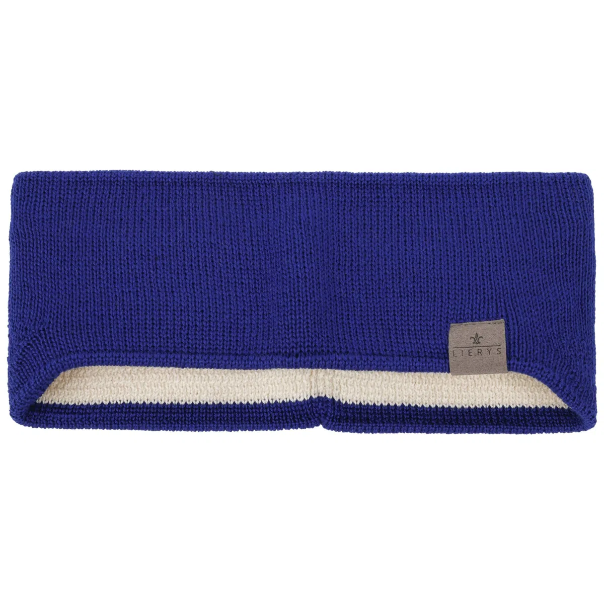Lierys Cinta para la Cabeza Fine Merino Mujer/Hombre/Niños (Ancho 7,5-10 cm) - Fabricada en Alemania - Con lana merina - Orejeras forradas con algodón - Talla única (53-60 cm)