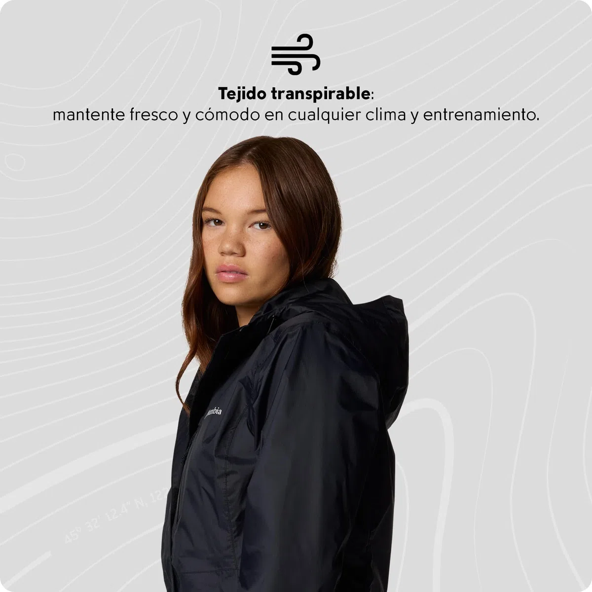 Columbia Pouring Adventure III Jacket, Chubasquero Impermeable para Mujer