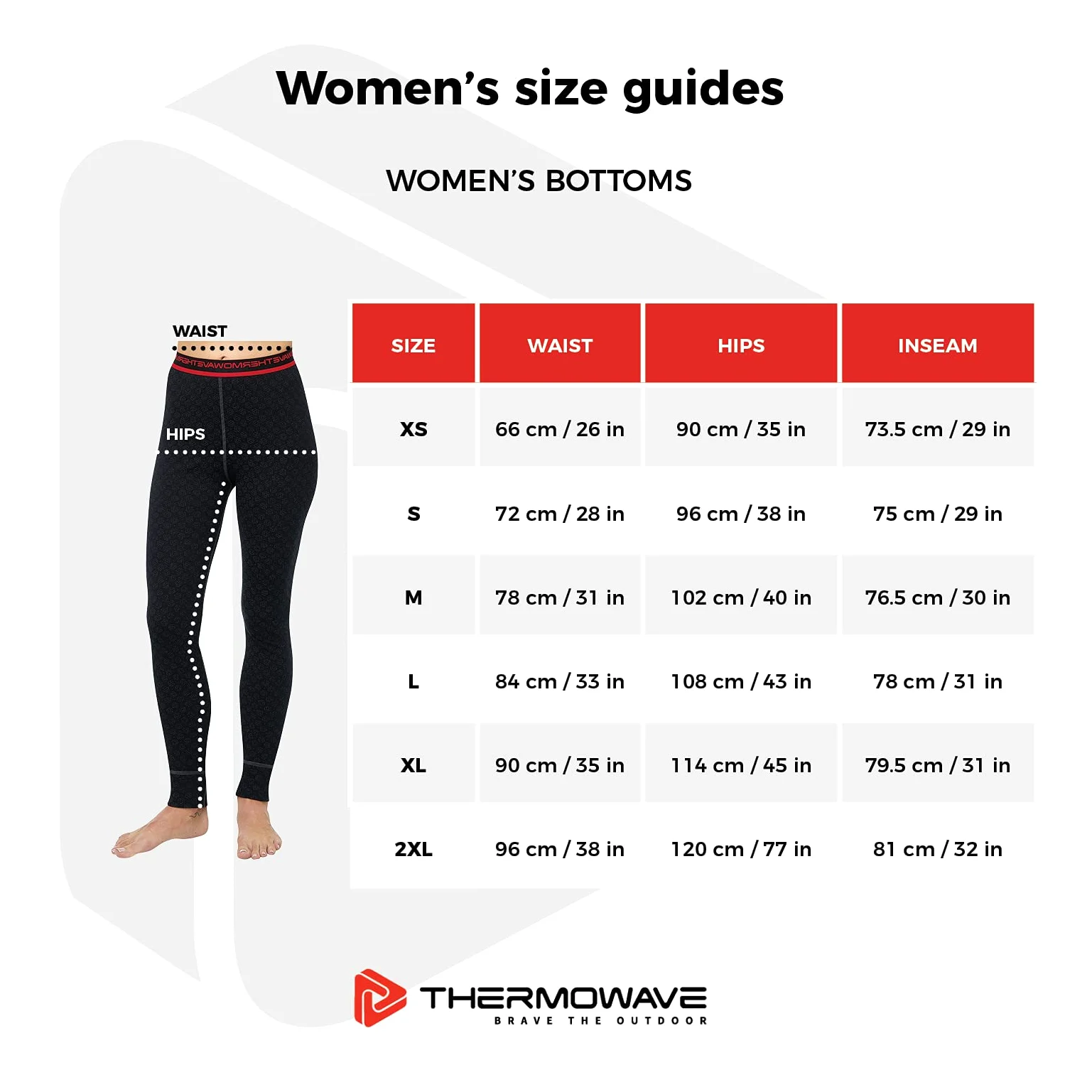 Thermowave Pantalones deportivos para mujer