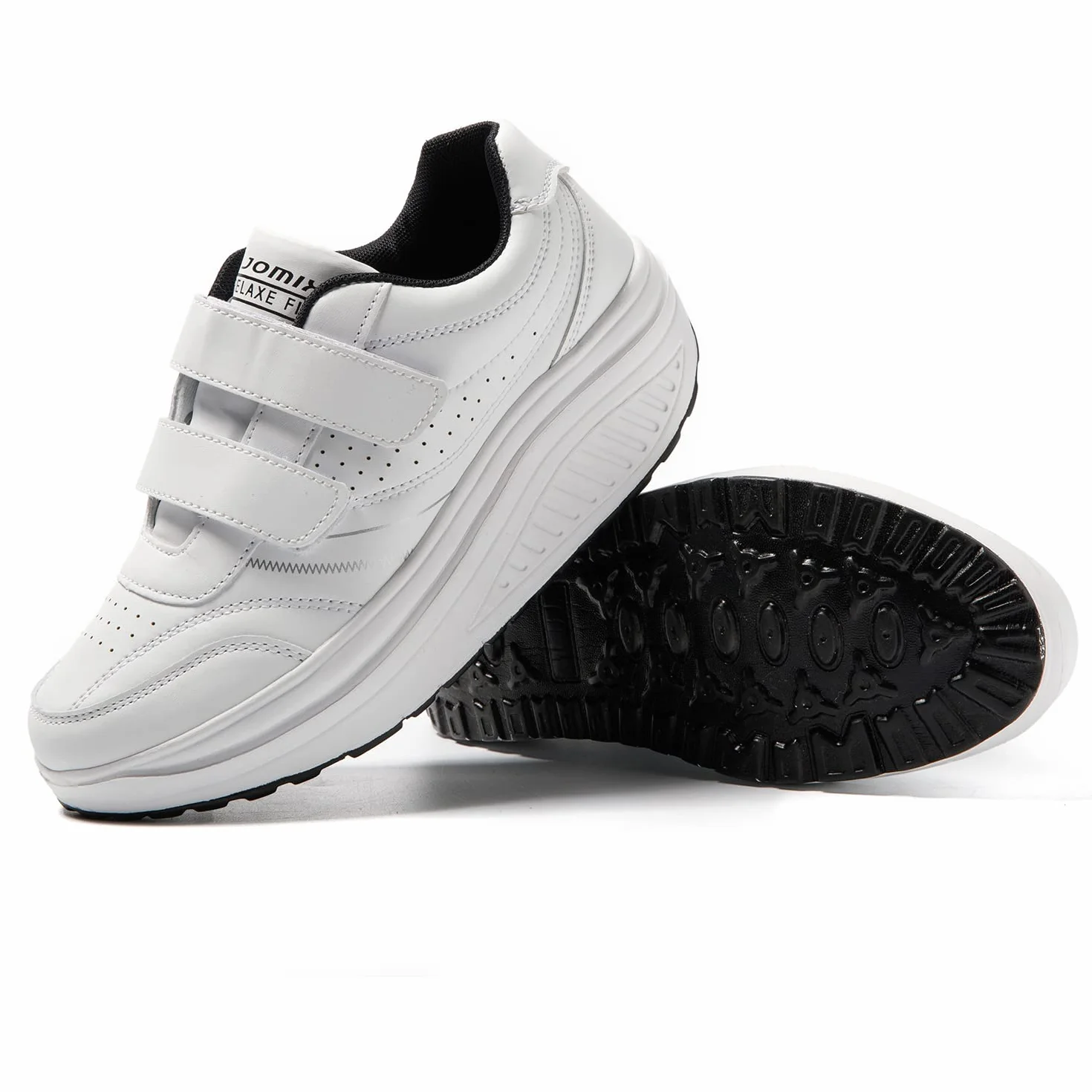 JOMIX Zapatillas Deportivas Mujer Basculantes Sneakers Zapatos Mecedores Cómodos Adelgazar Caminata Tenis Running Jogging Fitness