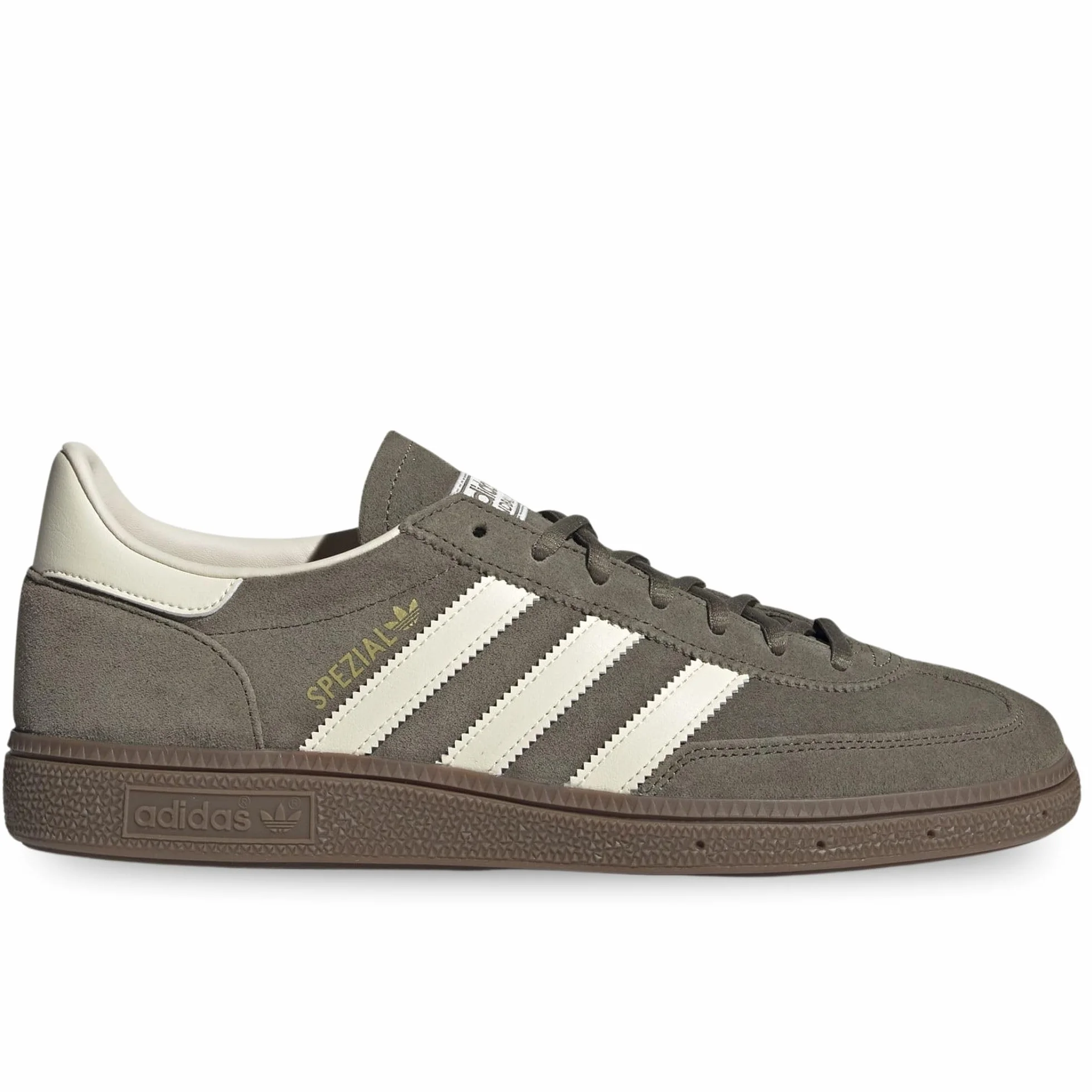 adidas Handball Spezial JR2121 Olive Strata (Verde, Sistema Tallas Calzado EU, Adulto, Hombre, Números, Mediano, 44 2/3)