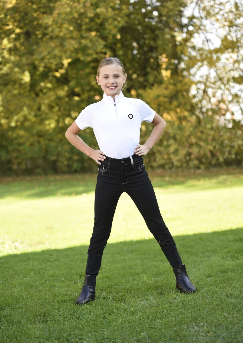 Covalliero Kerbl Basicplus - Pantalones de equitación Unisex para niños