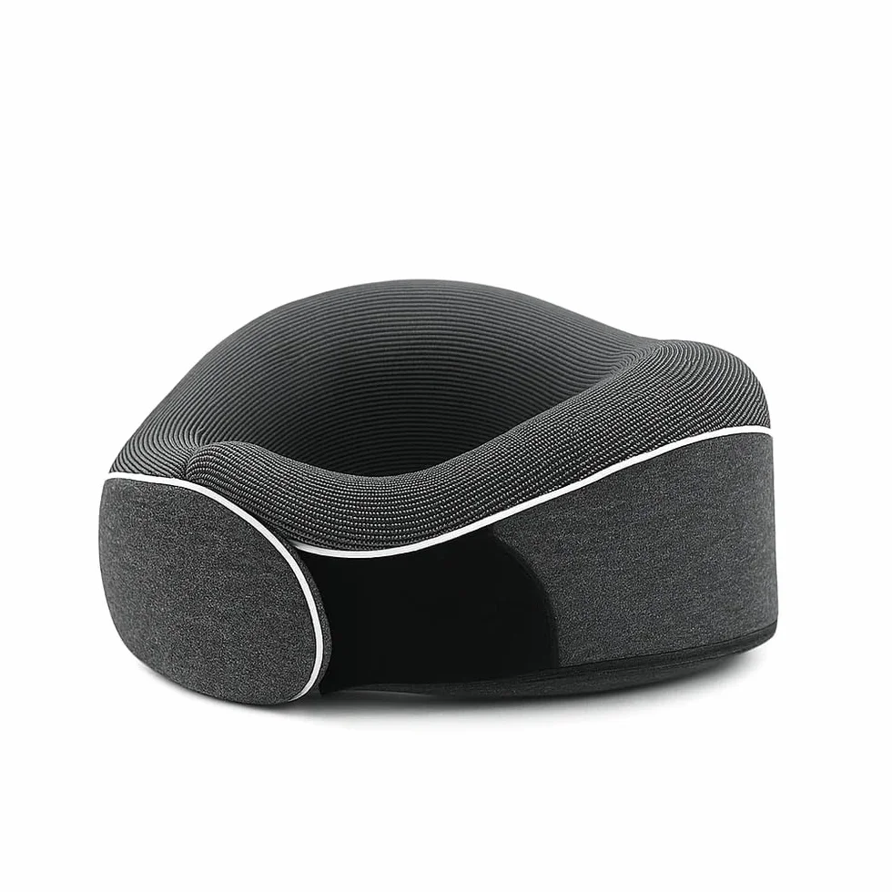Cojín para el Cuello | Ideal después del trasplante de Cabello o para Viajar en Coche o avión | Contiene Extras como Antifaz para Dormir y protección auditiva