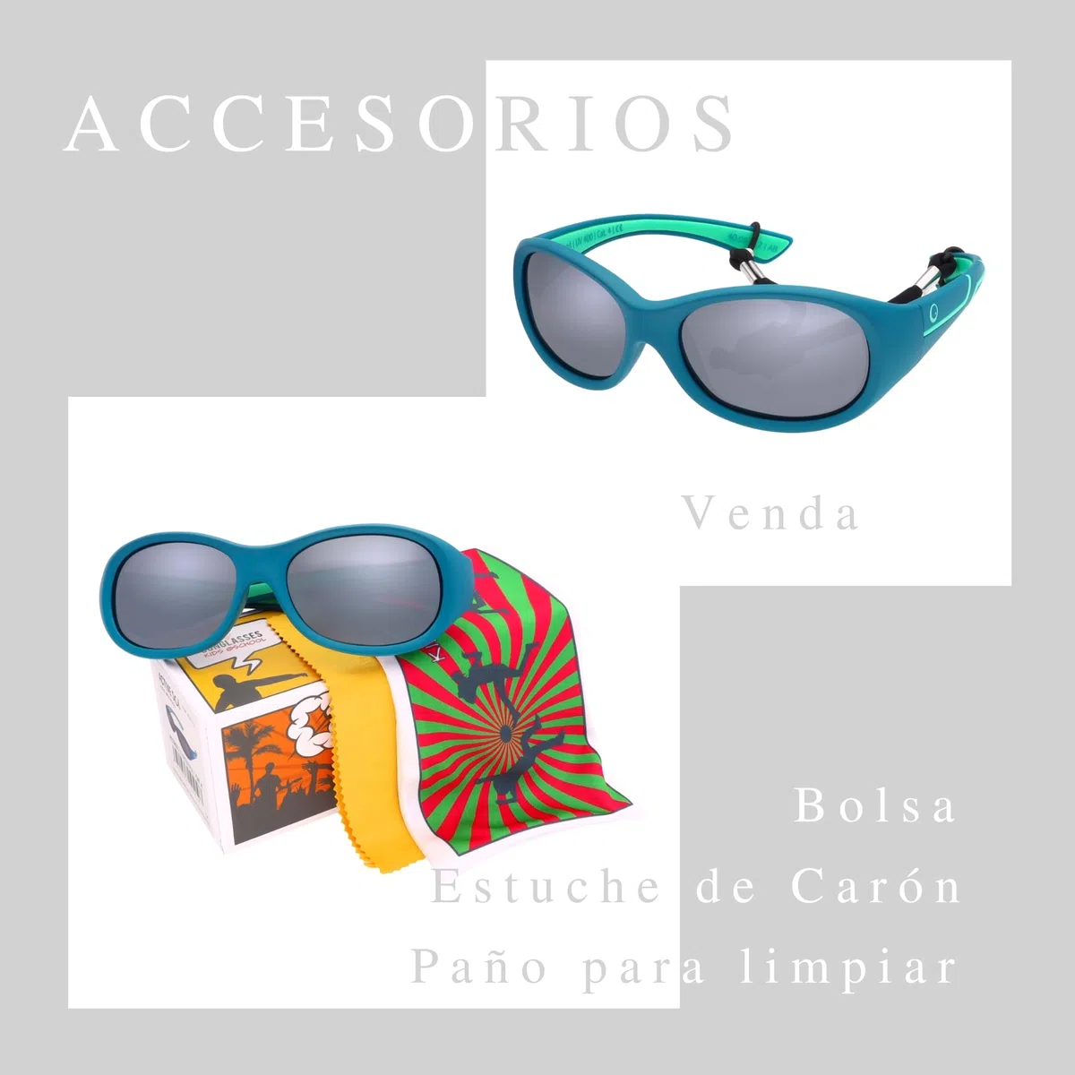 ActiveSol Gafas de Sol para Niños Extra Oscuras Categoría 4, "Kids@School 5 – 10 Años, Polarizadas, Protección UV400