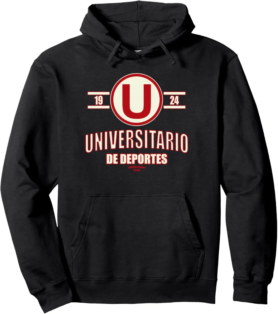Perú Escudo Peruano Hombres Mujeres Universitario Sudadera con Capucha