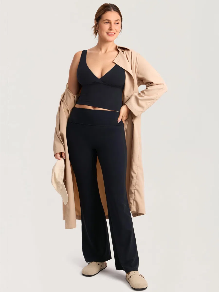 MOMANDA Mujer Crop Top sin Mangas Cruzado de Lactancia Camiseta Premamá y Maternidad para Amamantar