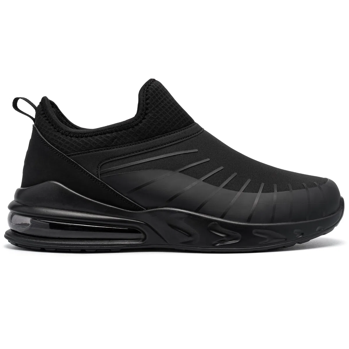 LARNMERN Zapatos Antideslizantes Mujer Zapatillas de Cocina Hosteleria Slip-On Calzado Casuales colchón Aire Camina Impermeable,negro/41.5 EU