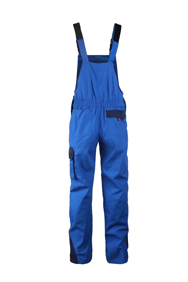 Prisma Peto de Trabajo para Hombre - Resistentes y con numerosos Bolsillos - Azul Real - 62