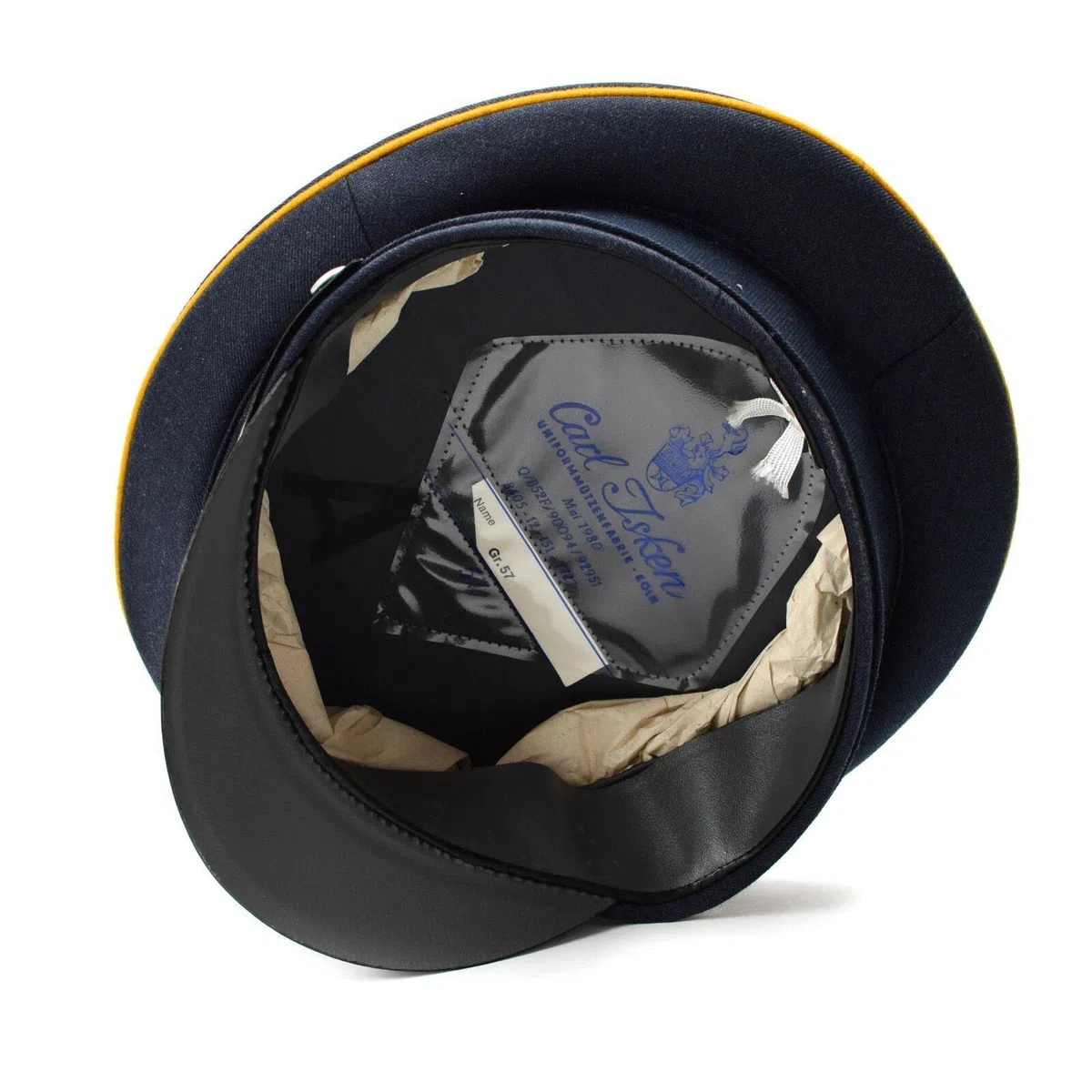 Gorra de visera del ejército alemán. Sombrero de las Fuerzas Aéreas Militares con visera luftware