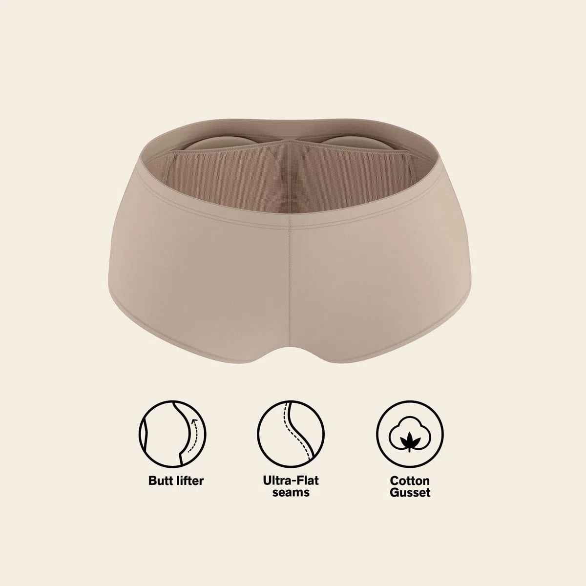 Braga Realza Gluteos con Relleno Removible - Estilo Culotte Magic Benefit