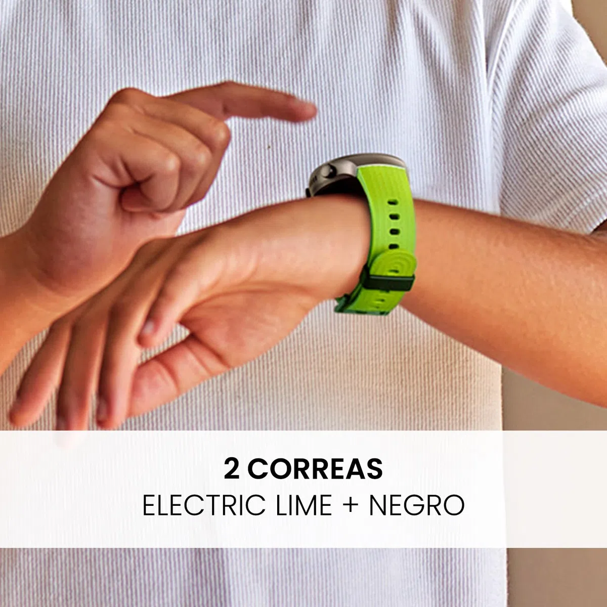 SPC Smartee 4G Junior - Reloj Inteligente para niños con GPS, videollamadas y botón SOS | 1,2” Pantalla, Doble Pulsera Verde y Negra y Modo Tracker | Modo Colegio | Gestión Desde App SPC Smart Clan