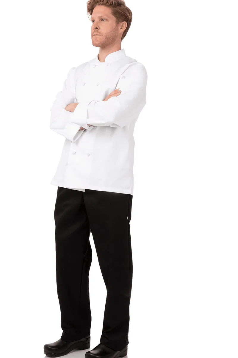 Chef Obras Burdeos Unisex Chaqueta de Cocinero