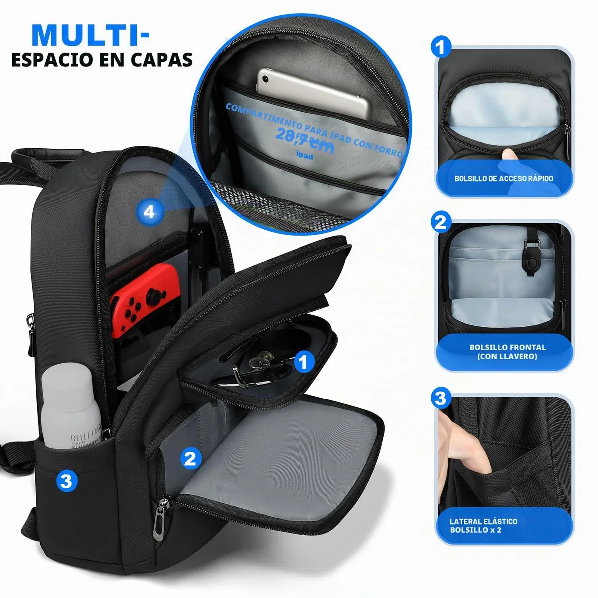 hk Bolso Bandolera Hombre