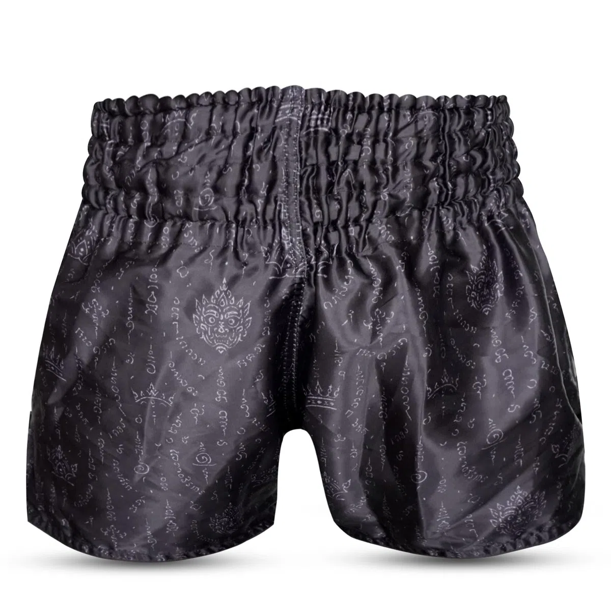 Buddha Fight Wear Pantalón Muay Thai y Kick Boxing Kanok – Short Profesional en Satén Premium, Diseño Multicolor, Ligero y Resistente.
