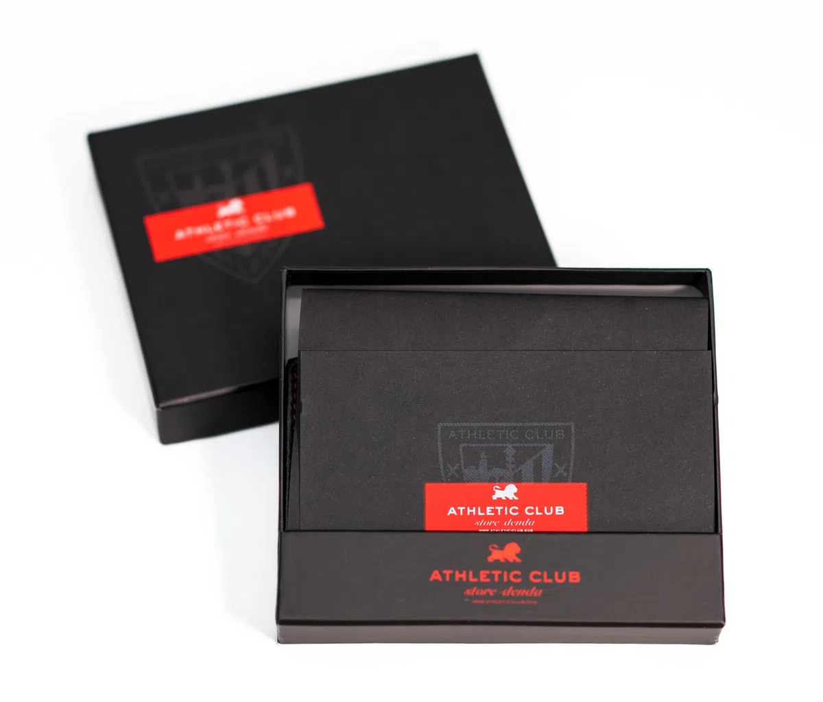 Athletic Club Tarjetero Monedero de Piel. Producto Oficial. Diseño 'Unique in The World'