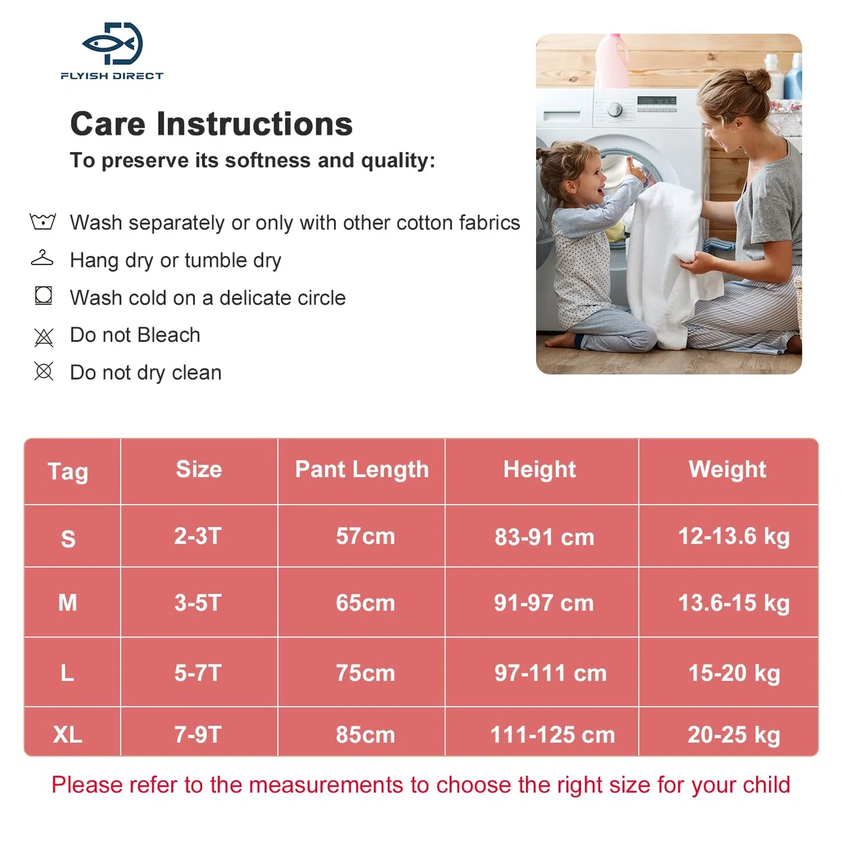 FLYISH DIRECT Calzones de Entrenamiento Niño Reutilizables, Pantalones de Entrenamiento Niño, Braguitas de Entrenamiento Algodón, 2 Piezas, Fresa, 2-3 Años, S