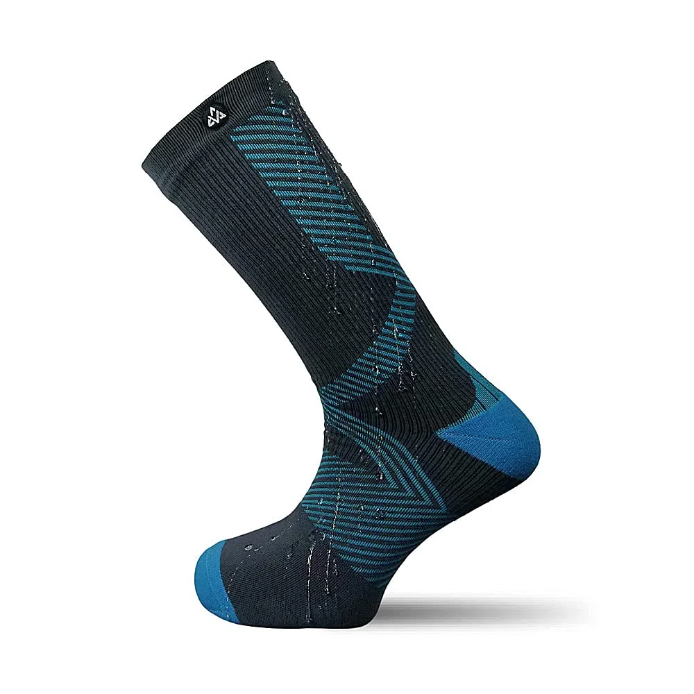 VER JARI Calcetín impermeable Verjari Discover Ultra Largo Azul | Al aire libre Caza Pesca Senderismo Trek, Azul