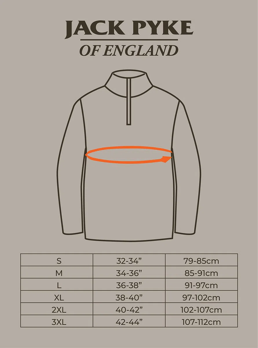 Jack Pyke Ashcombe - Jersey de Punto con Cremallera - 100% Lana de Borrego