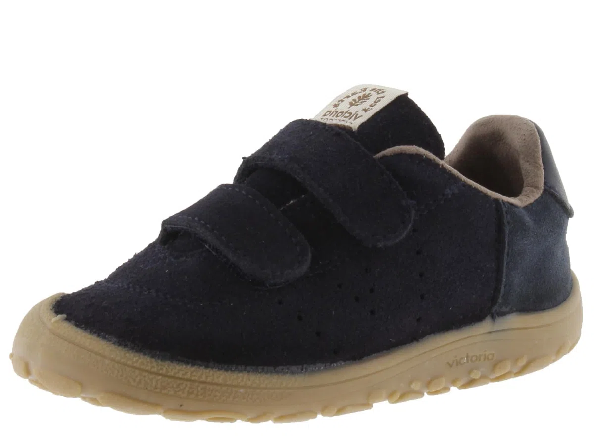 victoria 108019-KIDS Espadrillas Gong Fu Tela & Suola di Color Caramello Espadrillas Unisex Bambino Navy 23