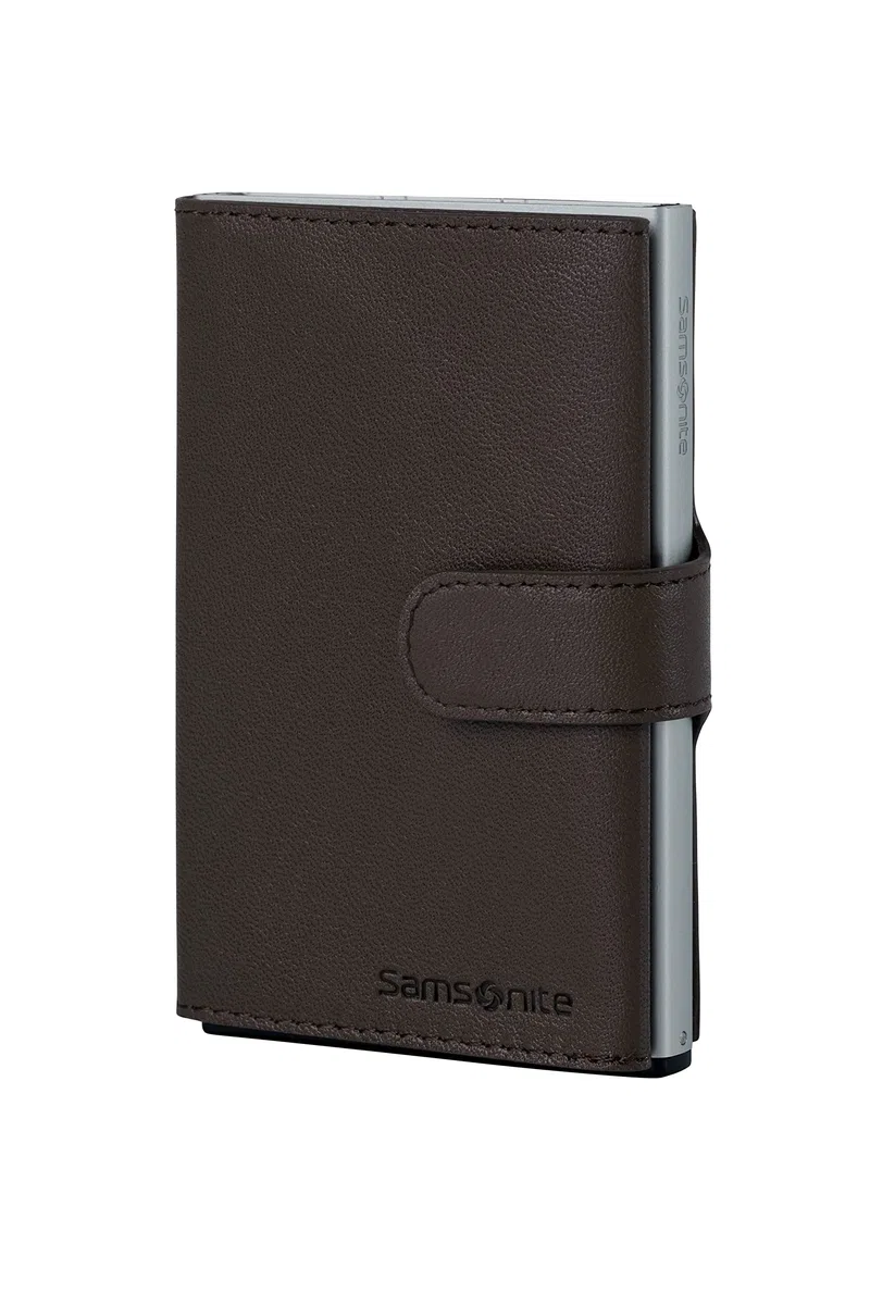 Samsonite ALU Fit SLG - Billetera, 10.2 cm, marrón (marrón Oscuro)