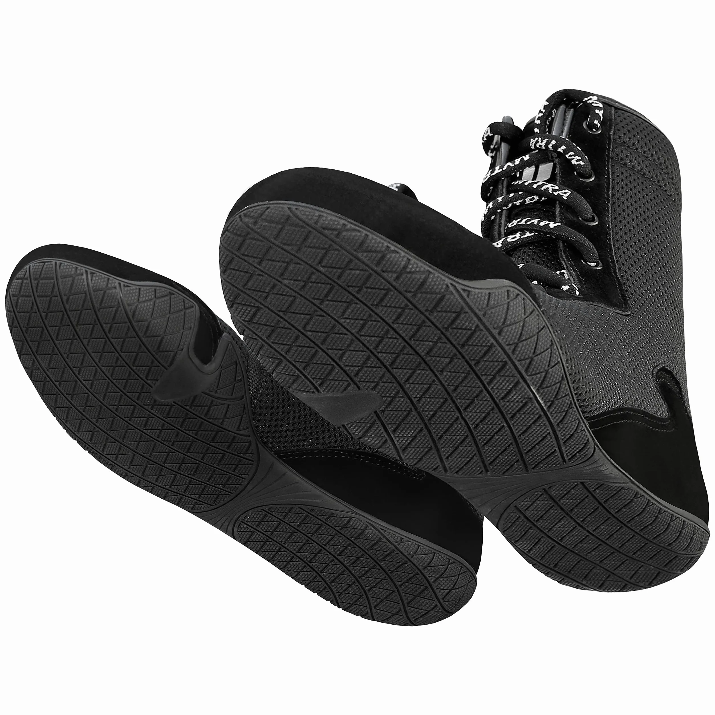Mytra Fusion Botas Boxeo Cuero De Gamuza Botas de Boxeo para Junior, Chicos y Botas de Boxeo Hombre