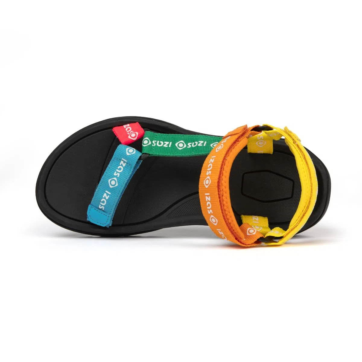 Izas Nara Sandalias de Senderismo para Hombre y Mujer de Verano. Calzado Abierto y Cómodo para Caminar Estilo Casual y Moderno. Sandalias con Doble Suela y Cierre Ajustable. Multicolor