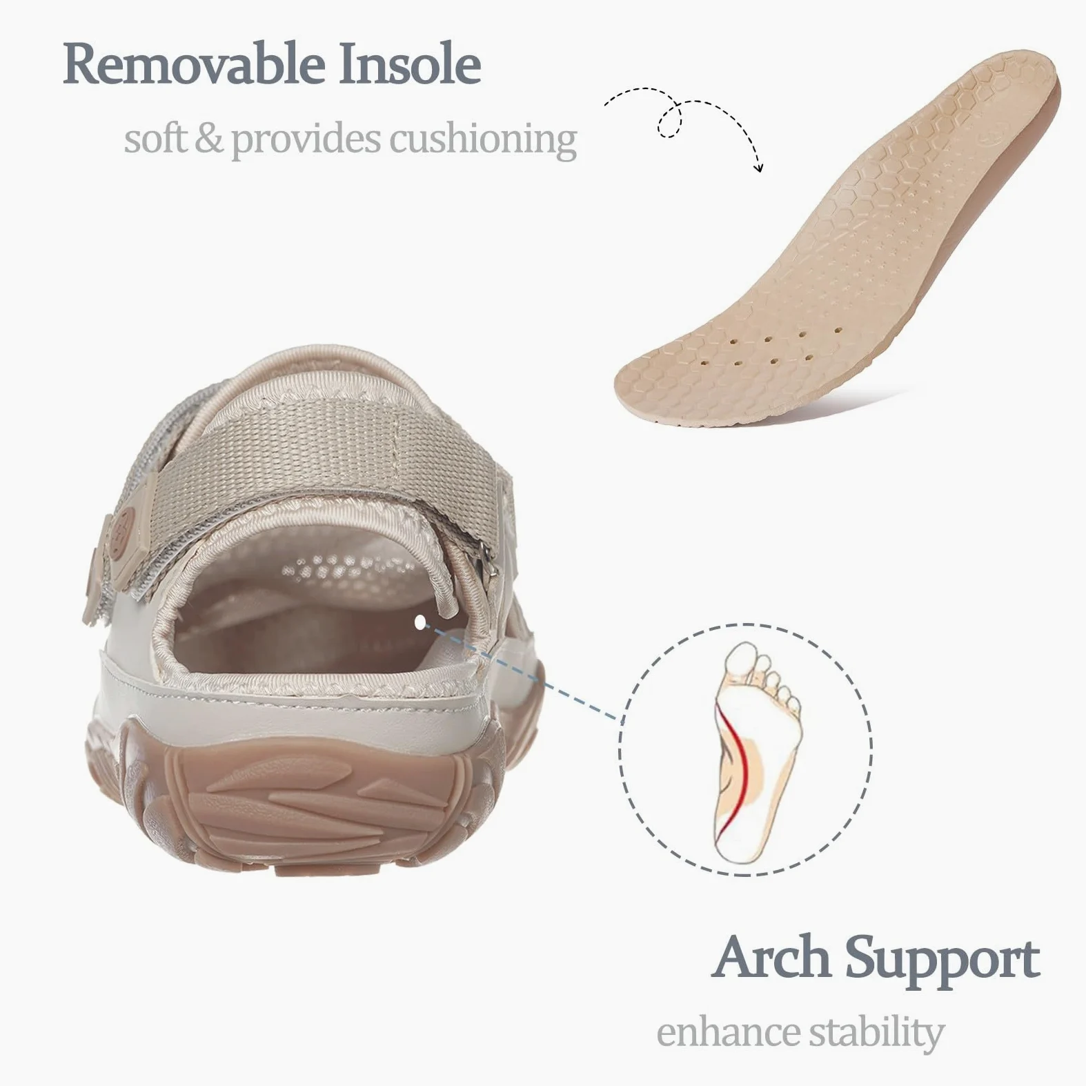 Hsyooes Sandalias Deportivas Mujer Zapatillas Minimalista Hombre Barefoot Zapatos Descalzos Zapatillas de Trail Sandalias de Senderismo Zapatos de Playa