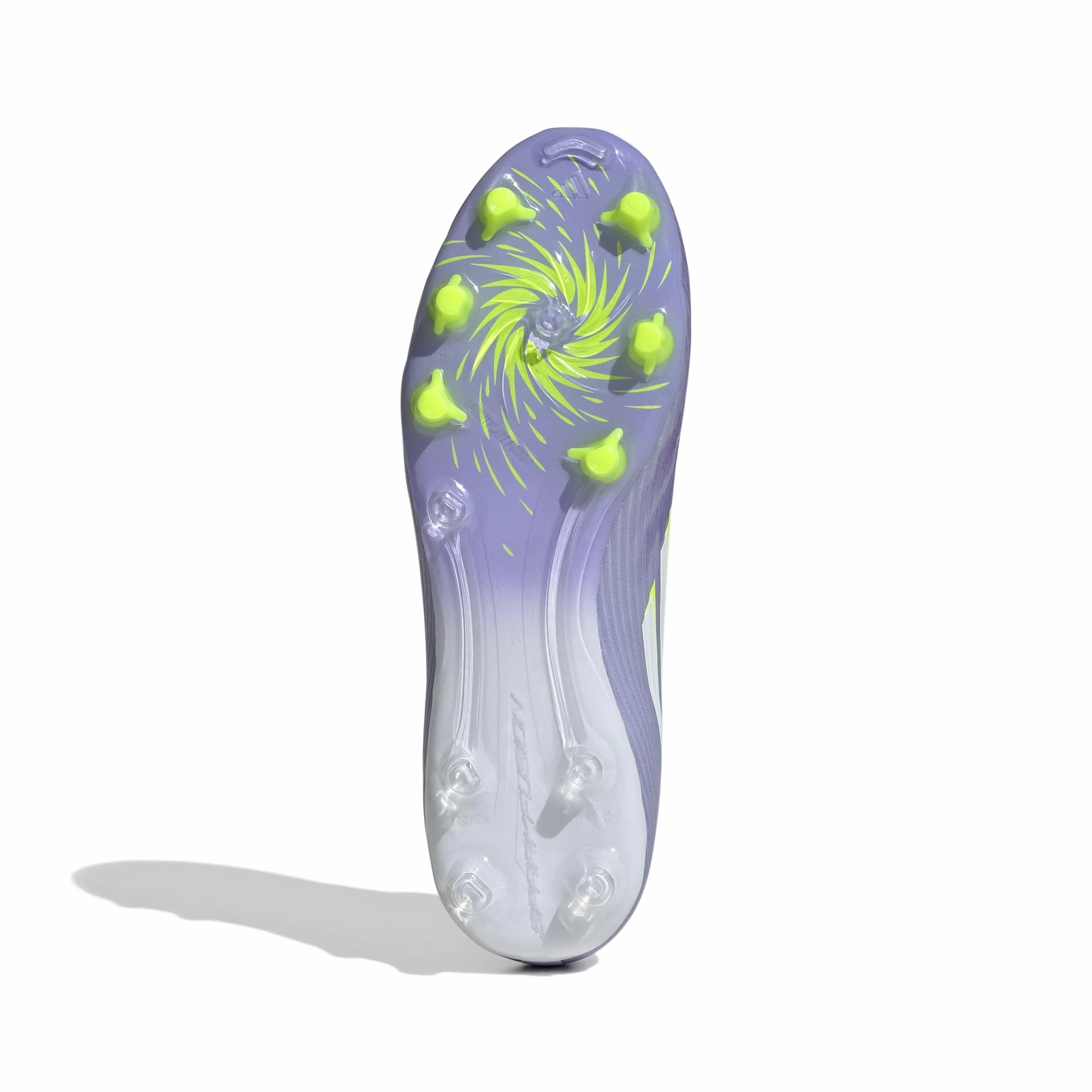 Adidas Mujer F50 SPARKFUSION League W Mid Firm Ground/Artificial Ground Football Boots, Violet Tone/Lucid Lemon/Purple Rush, 35 1/2 EU
