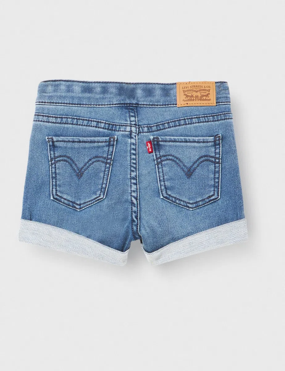 Levi'S Kids Lvg Roll Up Denim Shorts 1eb192 - Pantalones Cortos Bebé-Niñas