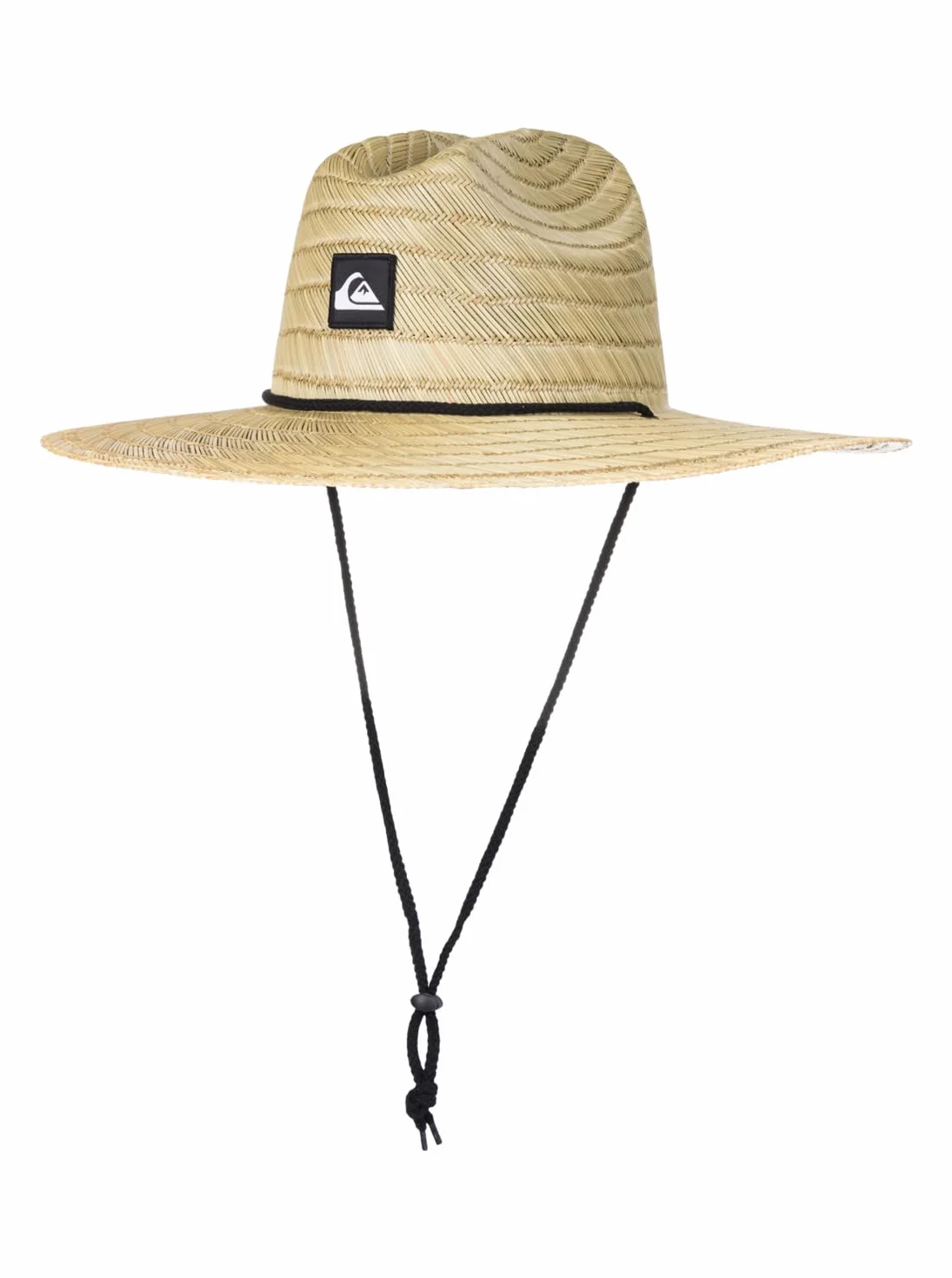 Quiksilver Quiksilver Sombrero de Paja para Hombre con Estampado Pierside Lifeguard Beach Sun - Sombrero para el Sol Hombre