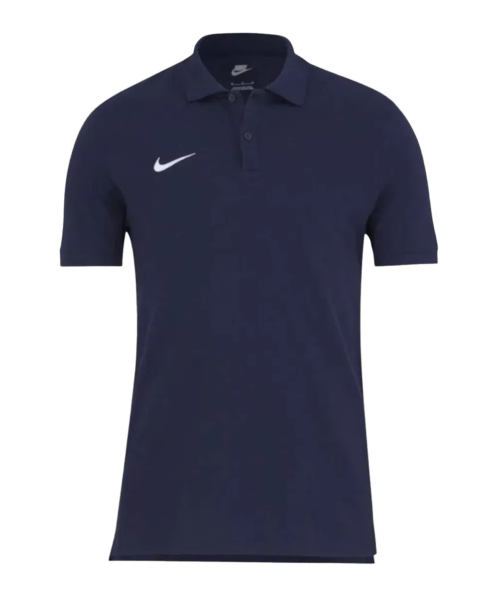 NIKE Mens Team Cotton Polo - Obsidian Camiseta Bebé-Niñas