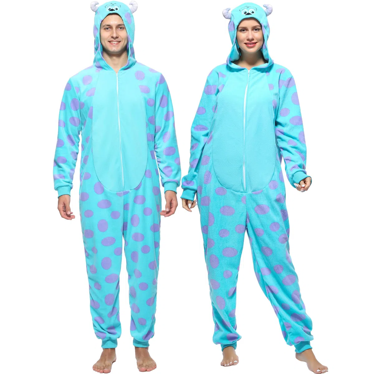 Sincere Party Mono Mono, Vaca, dalmacia, Adulto muñeco de Nieve, Traje de Pijama Animal para Hombres y Mujeres