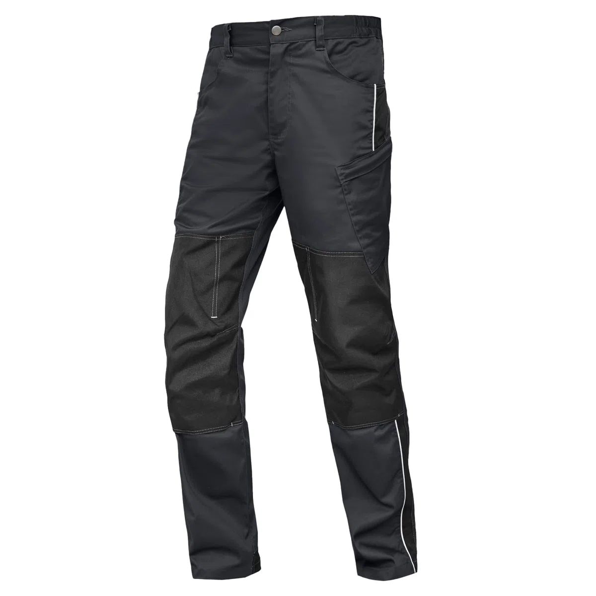 WORK IDEA Pantalones de Trabajo elásticos para Hombre con numerosos Bolsillos y Bolsillos para Herramientas