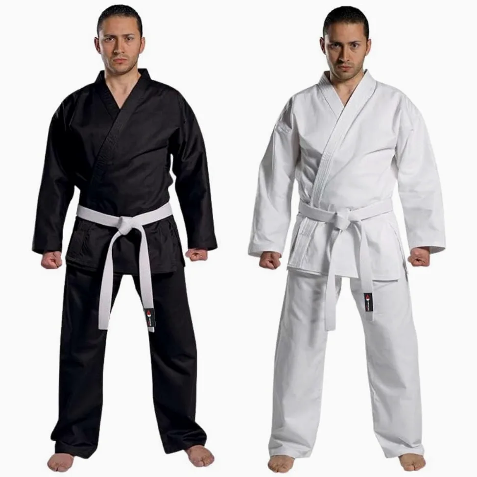 REWON Karate Judo Taekwondo Kimono, Premium Ligero Jiu Jitsu Estudiantes BJJ Gi Uniforme Entrenamiento de Artes Marciales MMA