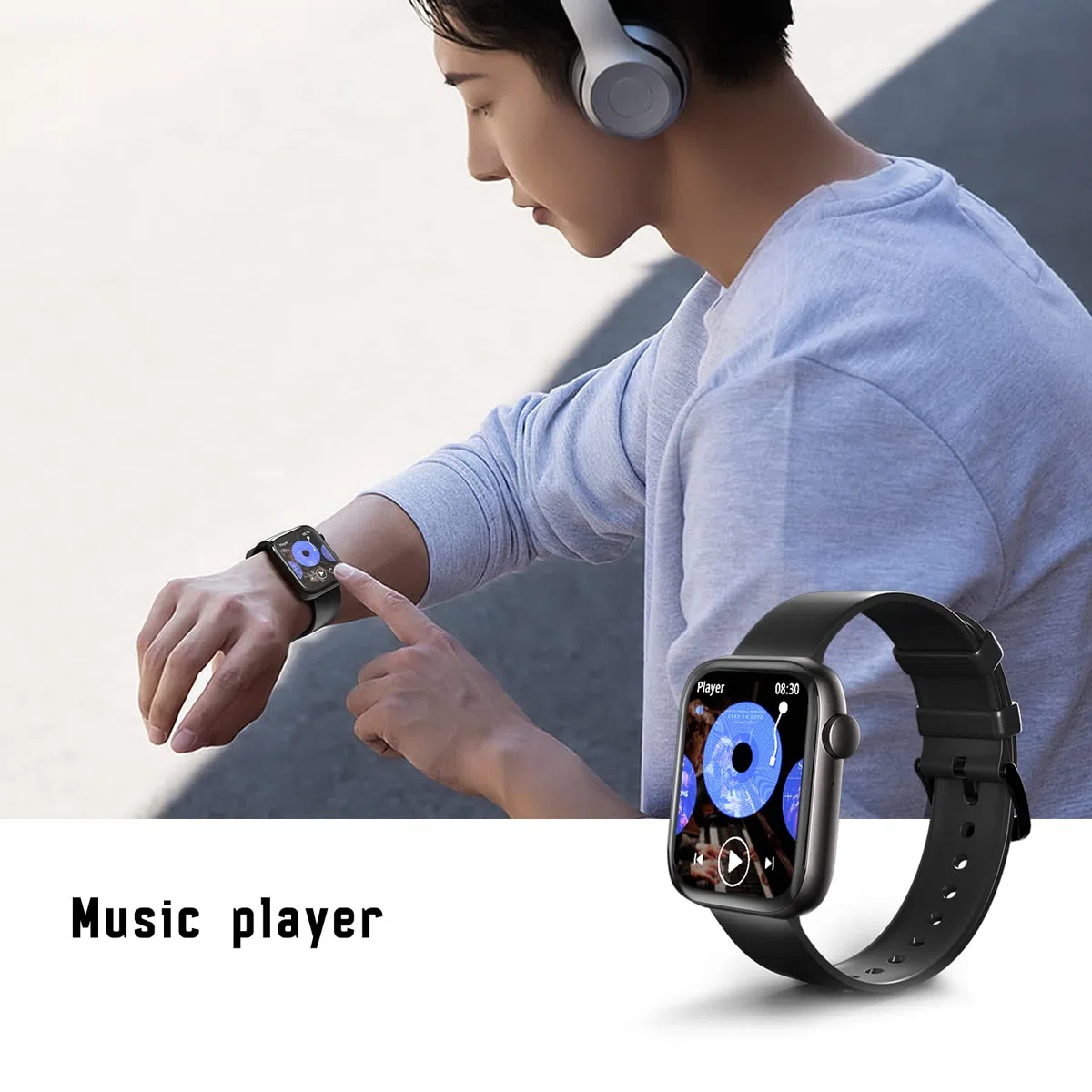 Smartwatch Haga y reciba Llamadas, Actividad Fitness Reloj Inteligente Hombre Mujer con Podómetro Reloj de Impermeable IP68,con 120 Deportes Modos de Reloj de Compatible para Android iOS