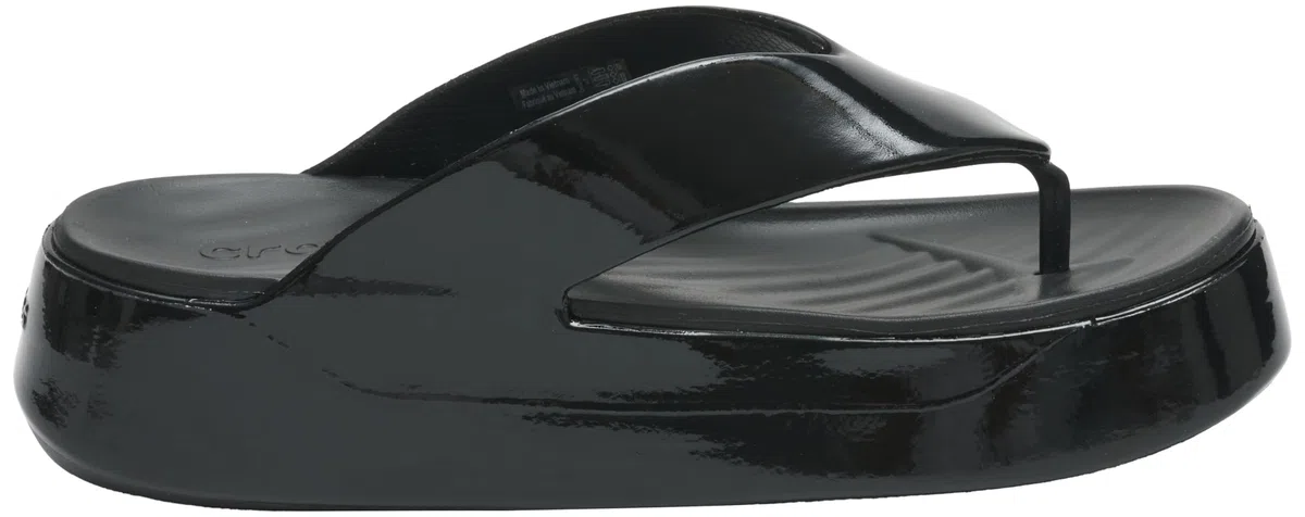Crocs Getaway Platform Patent Flip, Chanclas Mujer