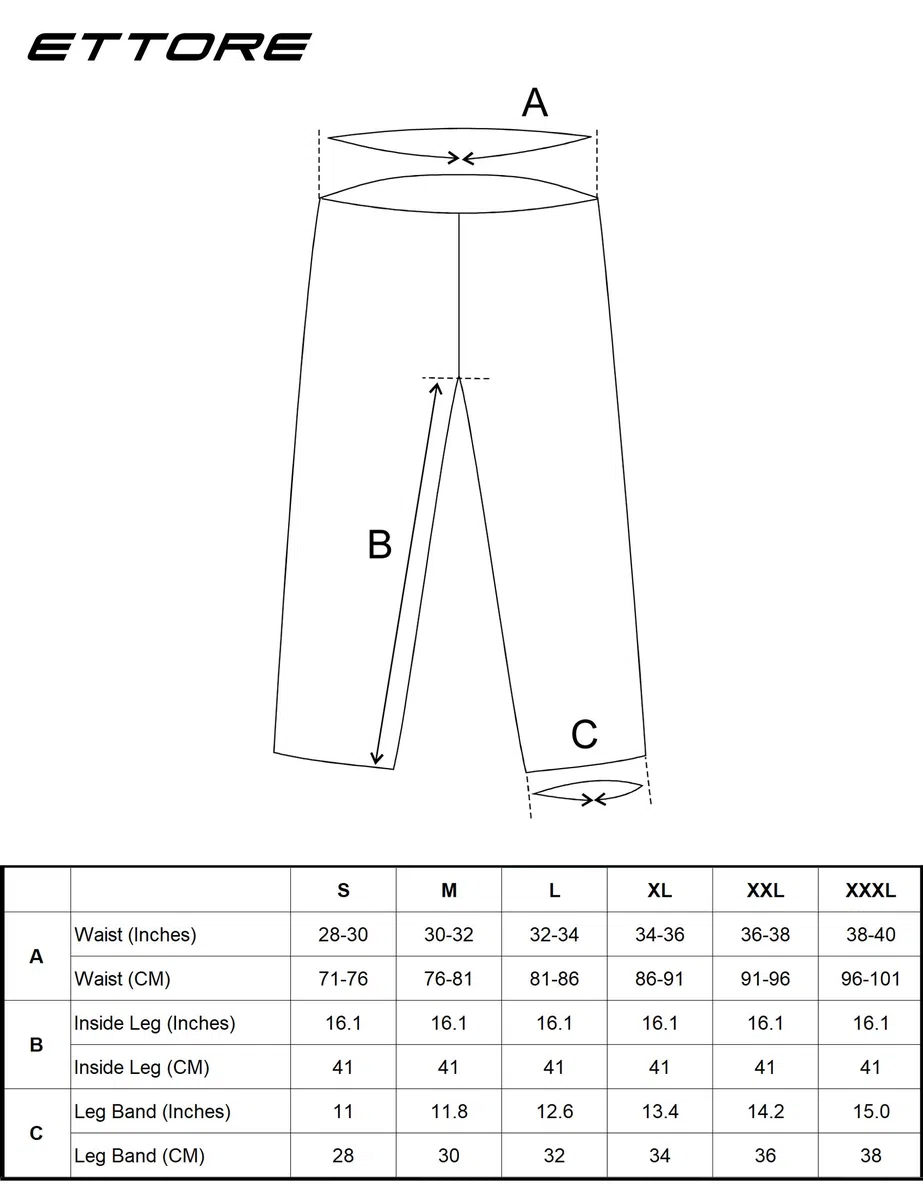 Ettore Pantalones de Ciclismo 3/4 para Hombres con Almohadilla de Gel Acolchada Transpirables Secado Rápido para Bicicleta - Dart - S