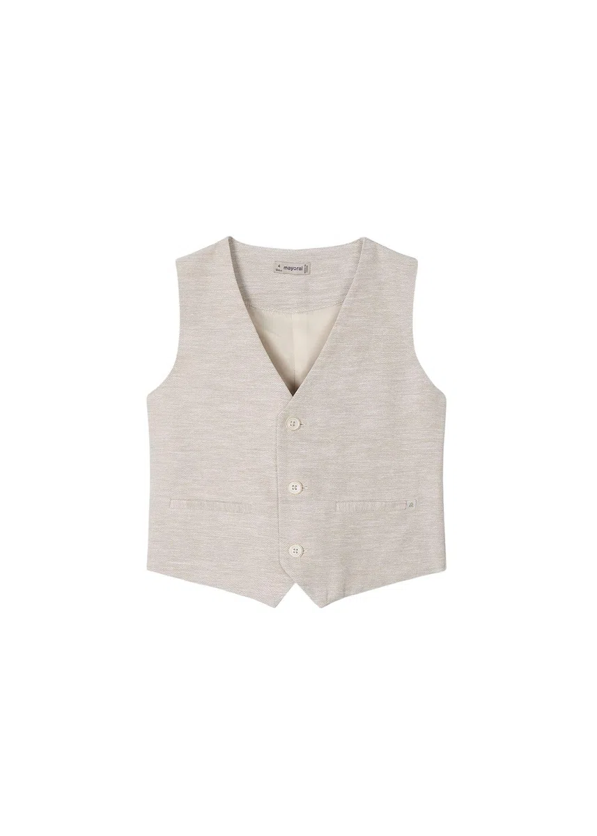 Mayoral Chaleco Lino Suiting para niño