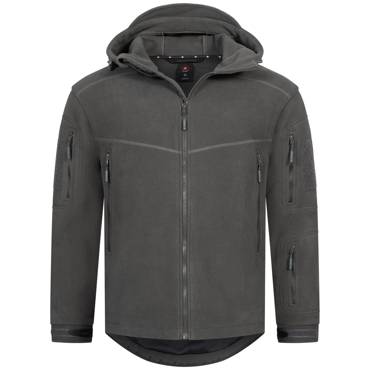 Höhenhorn Biferten - Chaqueta de forro polar militar para hombre con capucha