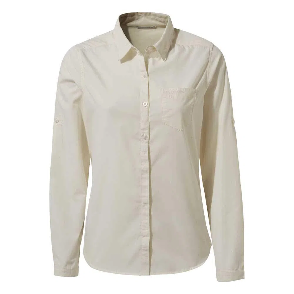 Craghoppers Kiwi Long Sleeve Shirt Camiseta para Senderismo Mujer (Pack de 1)