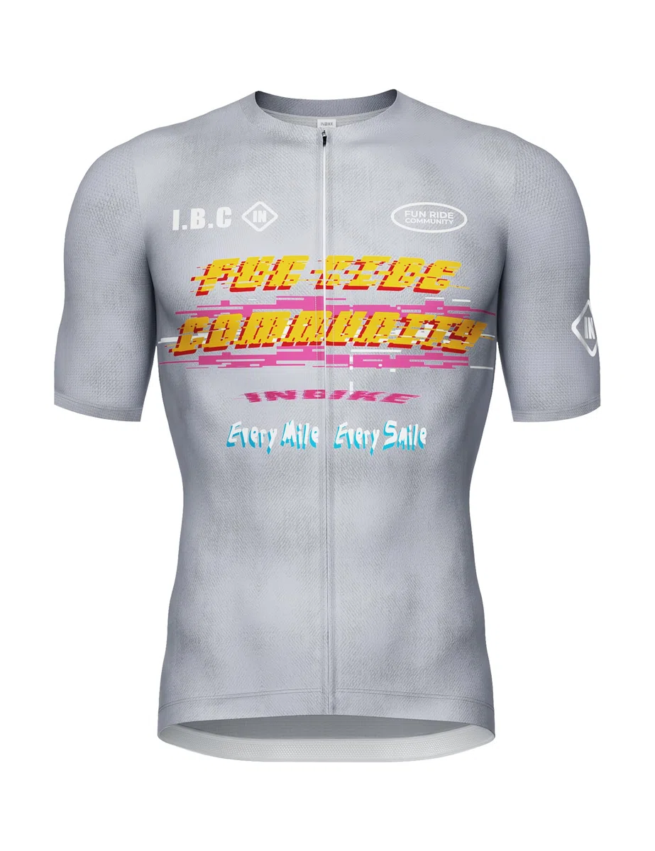 INBIKE Maillot Ciclismo Hombre Verano Manga Corta con 3 Bolsillos Transpirable Elástico UV-Protect Secado rápido WC584
