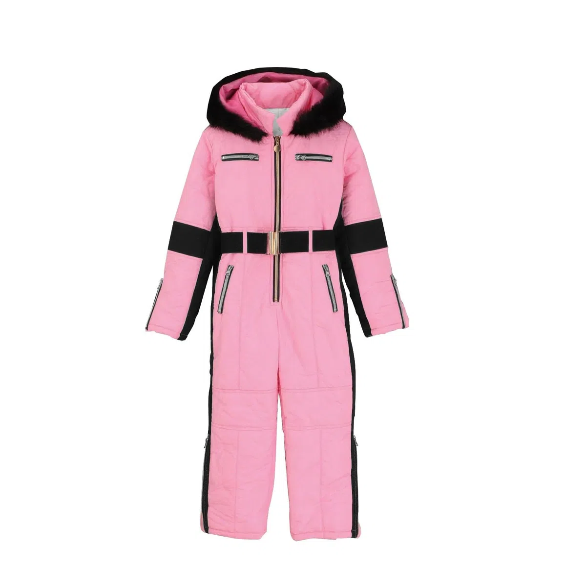 Traje de esquí para niños, impermeable, resistente al viento, traje de nieve para niñas, cintura con cinturón, cálido, todo en uno, traje de nieve ligero, overol de esquí de una pieza, chaqueta de