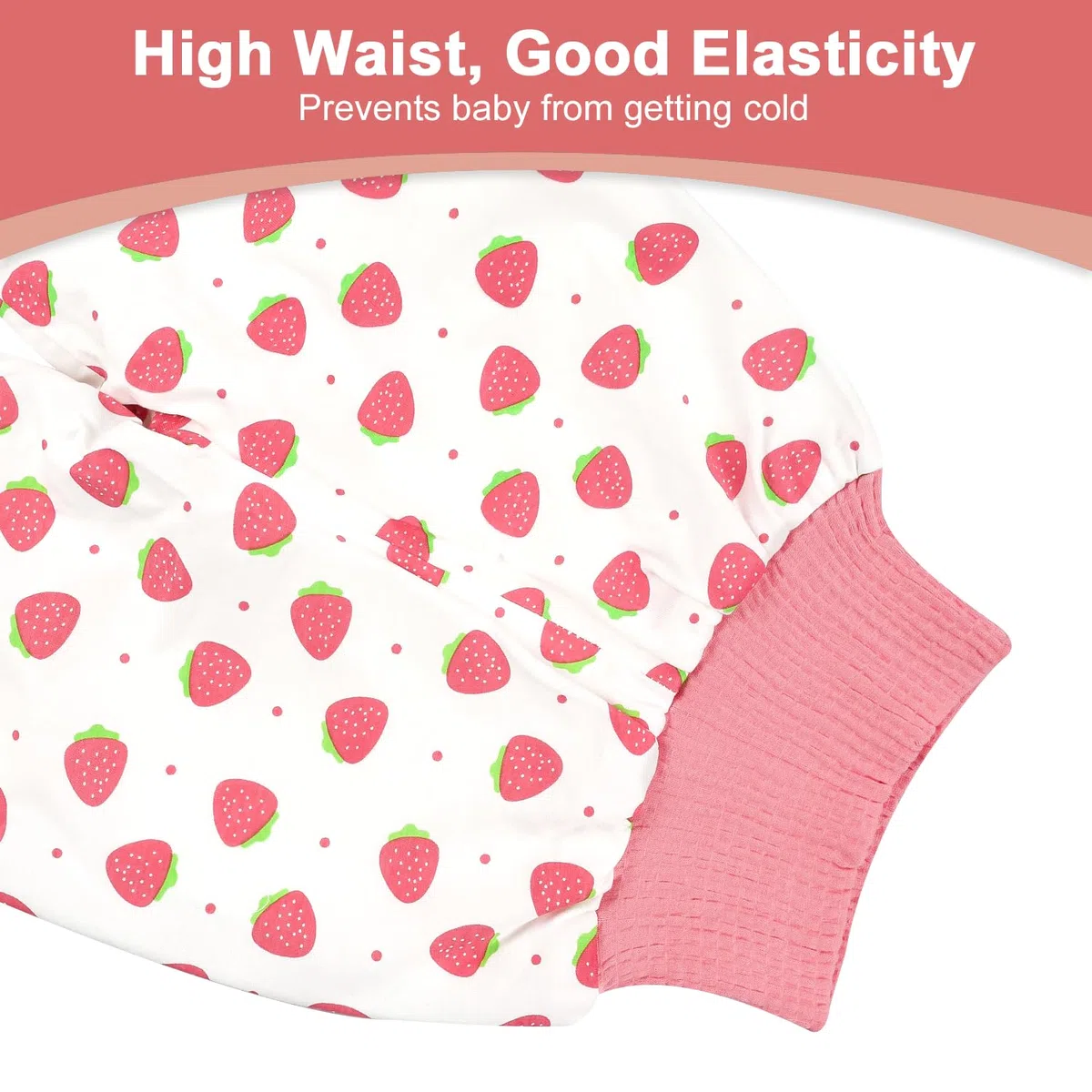 FLYISH DIRECT Calzones de Entrenamiento Niño Reutilizables, Pantalones de Entrenamiento Niño, Braguitas de Entrenamiento Algodón, 2 Piezas, Fresa, 2-3 Años, S
