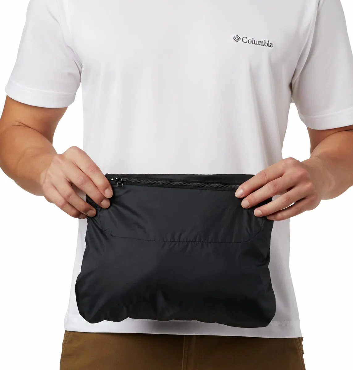 Columbia Challenger Windbreaker, Chaqueta Cortavientos Ligera para Hombre, Black, Talla XS