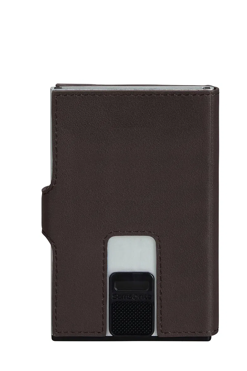 Samsonite ALU Fit SLG - Billetera, 10.2 cm, marrón (marrón Oscuro)