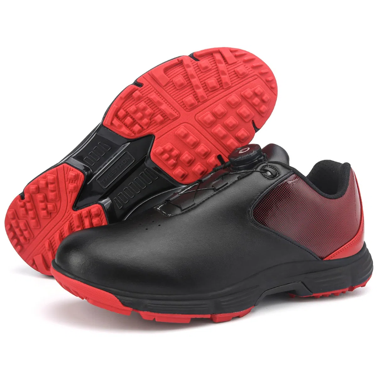 Zapatos De Golf para Hombre Zapatillas De Cuero Sin Clavos Impermeables Y Antideslizantes para Deportes Al Aire Libre