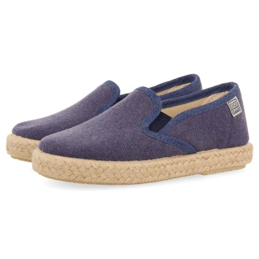 GIOSEPPO Espadrilles Grises con elásticos en los Laterales para niño orizaba
