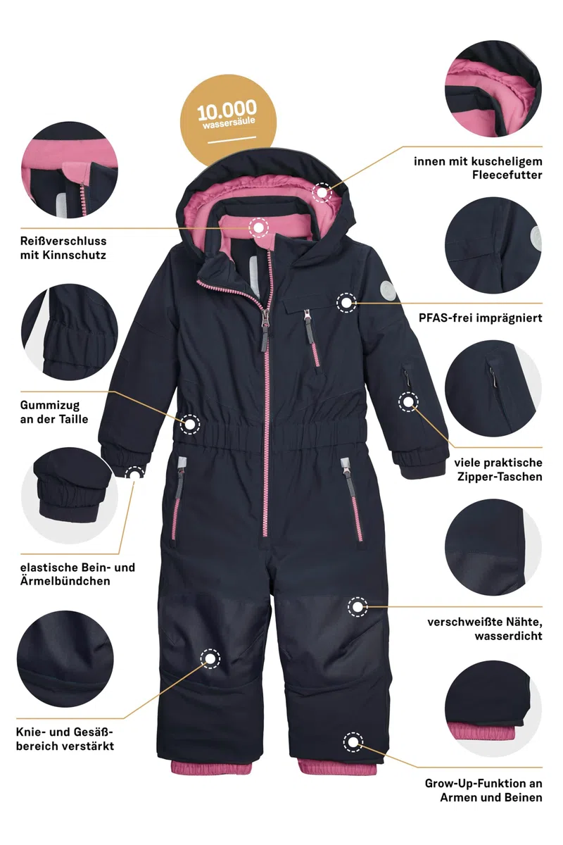 first instinct by killtec Fisw 46 Mns Onpc Mono de esquí con capucha Unisex bebé (Pack de 1)